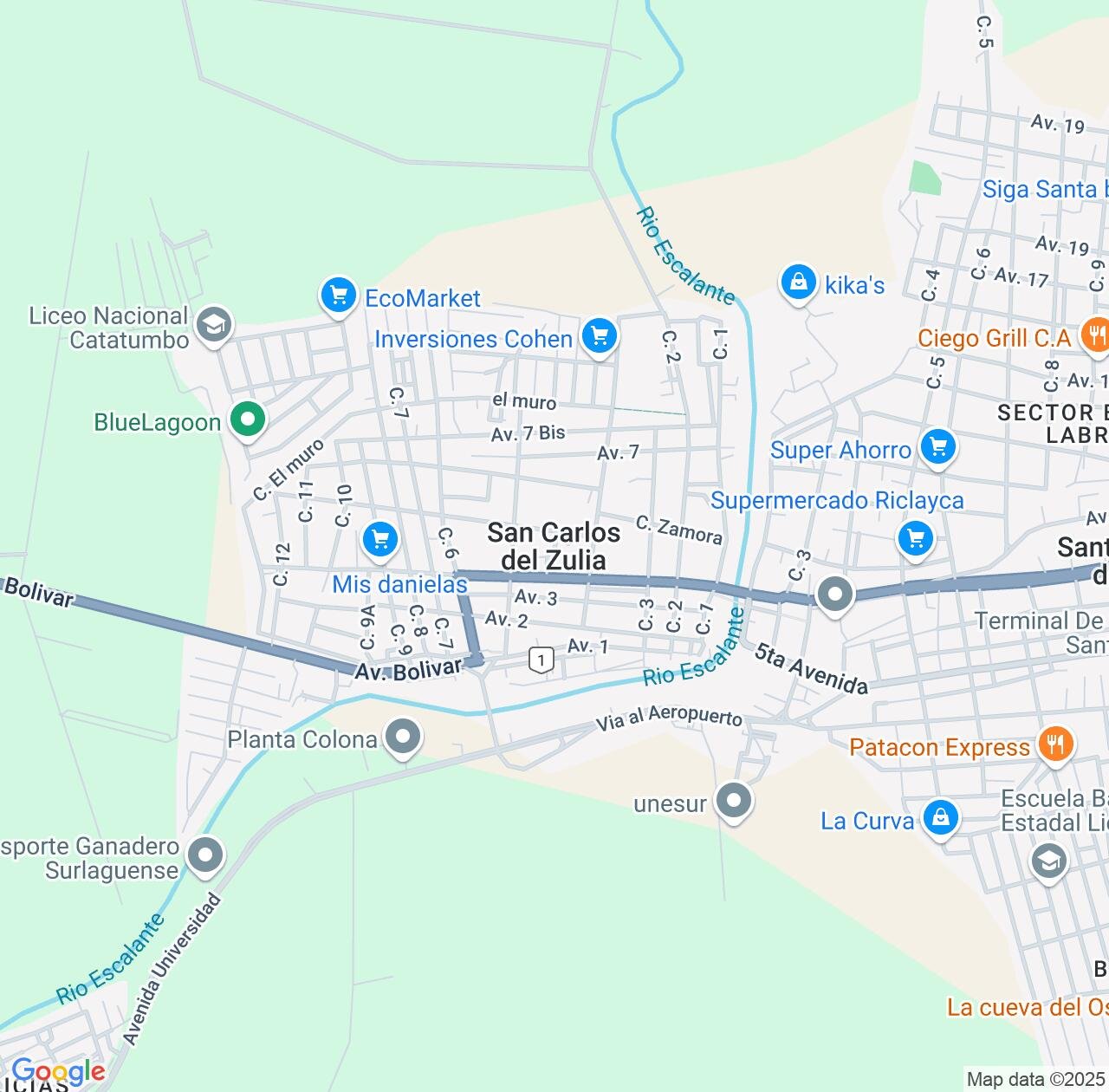 Map image for Intellectual Property Lawyers in San Carlos del Zulia and Zulia IP firms at coordinates  ; .