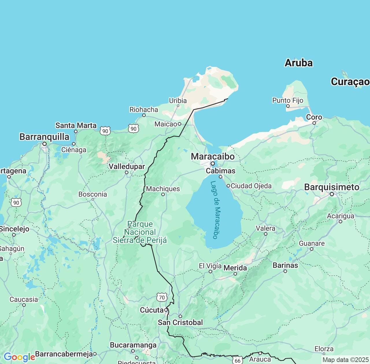 Map image for Intellectual Property Lawyers in Zulia and Venezuela IP firms at coordinates  ; .